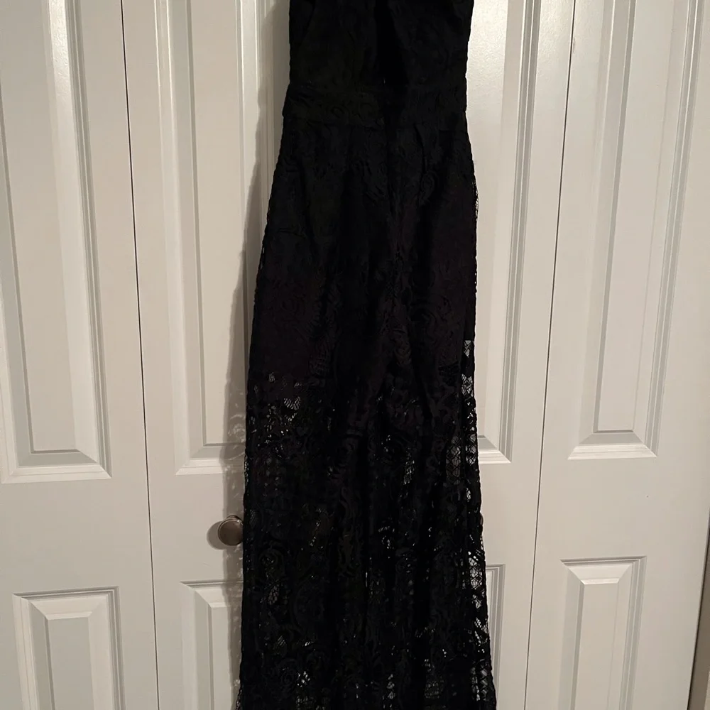 Kendall & Kylie halter-neck lace jumpsuit with cutouts XS - Picture 6 of 11